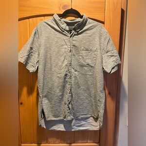 United By Blue Gray Wave Pattern Shirt